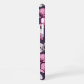 Coque iPhone 16 Plus Fleurs d'orchidées roses (Côté gauche)