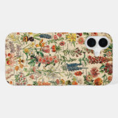 Coque iPhone 16 Plus Fleurs vintages (Verso Horizontal)