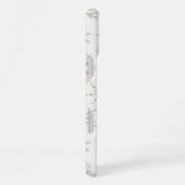 Coque iPhone 16 Plus Flocons de neige Frost & Flourish – Lin (Côté droit)