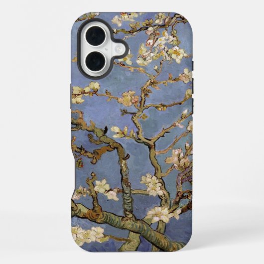 Coque iPhone 16 Plus Floraison d'amandier de Van Gogh (Verso)