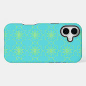 Coque iPhone 16 Plus Flore Néon (Verso Horizontal)
