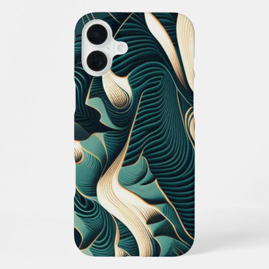 Coque iPhone 16 Plus Flowing harmony (Verso)
