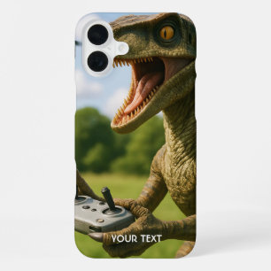 Coque iPhone 16 Plus Forêt de drones de dinosaures Fantasy Mignons