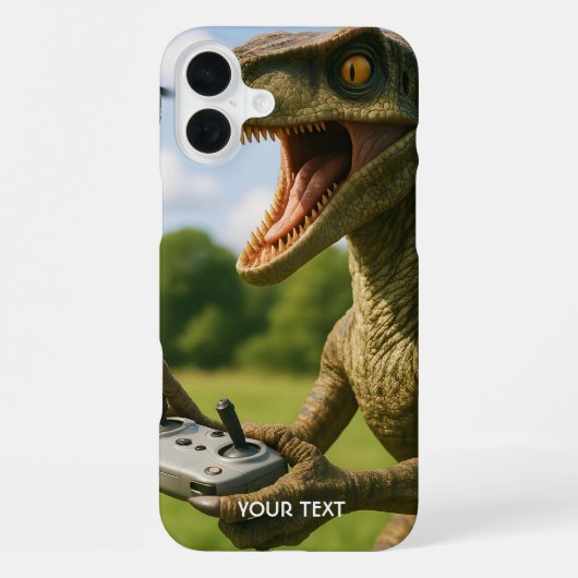 Coque iPhone 16 Plus Forêt de drones de dinosaures Fantasy Mignons (Verso)