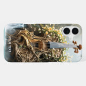 Coque iPhone 16 Plus Forêt de violon géant Imaginaire mignon (Verso Horizontal)