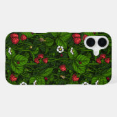 Coque iPhone 16 Plus Fraises sauvages (Verso Horizontal)