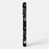 Coque iPhone 16 Plus Fraises sauvages rouge/jaune/bleu/noir (Côté gauche)