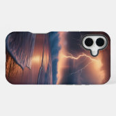 Coque iPhone 16 Plus Frappe de foudre plage deux (Verso Horizontal)