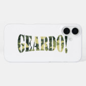 COQUE iPhone 16 PLUS GEARDO ! CAMO / CAMOUFLAGE (Verso Horizontal)