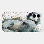 Coque iPhone 16 Plus Golden Bloom Koala (Verso Horizontal)