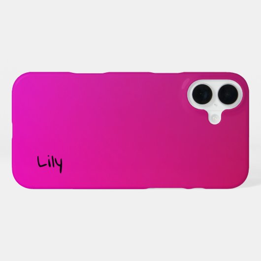 Coque iPhone 16 Plus Grace dans une ligne : Papillon Silhouette (Verso Horizontal)