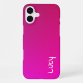 Coque iPhone 16 Plus Grace dans une ligne : Papillon Silhouette (Verso)