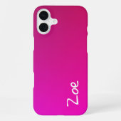 Coque iPhone 16 Plus Grace dans une ligne : Papillon Silhouette (Verso)