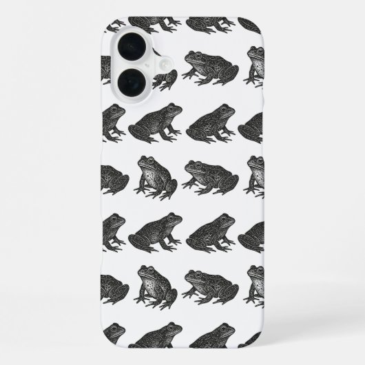 Coque iPhone 16 Plus Grenouilles (Verso)