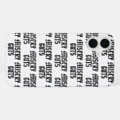 Coque iPhone 16 Plus Guillemets de misère (Verso Horizontal)