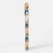 Coque iPhone 16 Plus "Harmonie de Chevron à Dégradé Pastel" (Côté gauche)