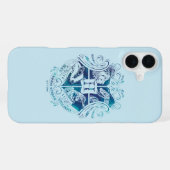 Coque iPhone 16 Plus Harry Potter | Aguamenti HOGWARTS™ Crest (Verso Horizontal)