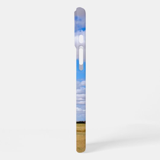 Coque iPhone 16 Plus Harvested wheat fields (Côté gauche)