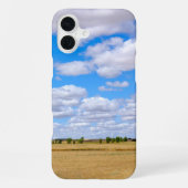 Coque iPhone 16 Plus Harvested wheat fields (Verso)