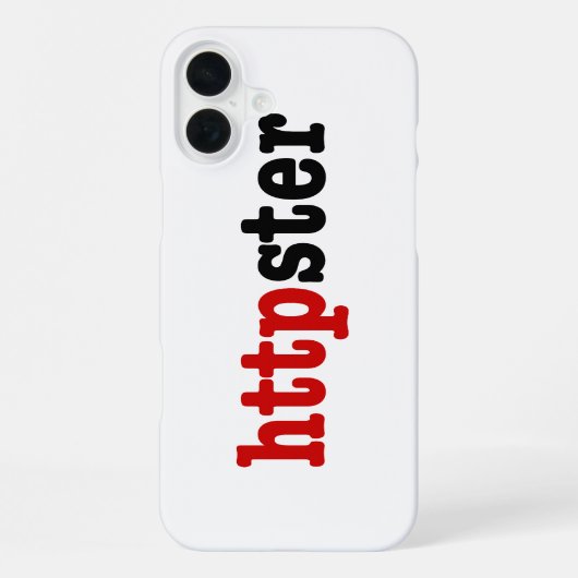 Coque iPhone 16 Plus httpster (Verso)