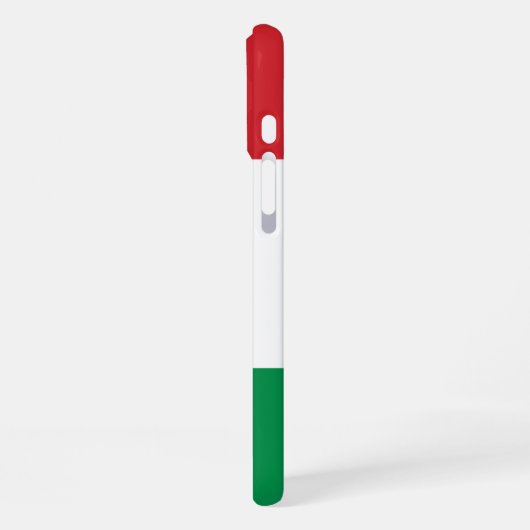 Coque iPhone 16 Plus Hungary Flag (Côté gauche)
