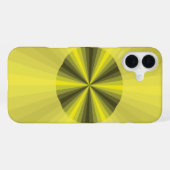 Coque iPhone 16 Plus Illusion optique Coque-Coque Jaune (Verso Horizontal)