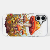 Coque iPhone 16 Plus Illustration créative de forêt de champignons (Verso Horizontal)
