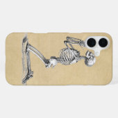 Coque iPhone 16 Plus Illustration de squelette anatomique (Verso Horizontal)