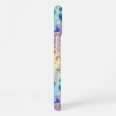 Coque iPhone 16 Plus Imprimé léopard iridescent pastel monogrammé (Côté droit)