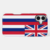Coque iPhone 16 Plus iPhone 16 Plus Coque-Mate, drapeau Hawaii (Verso Horizontal)