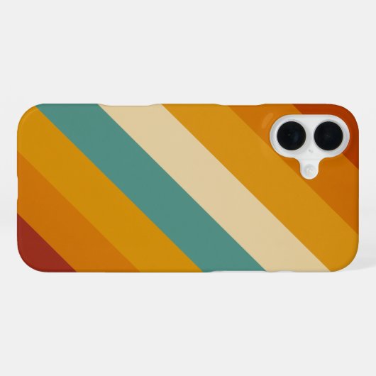 Coque iPhone 16 Plus iPhone Case -70s Retro Style (Colourful) (Verso Horizontal)