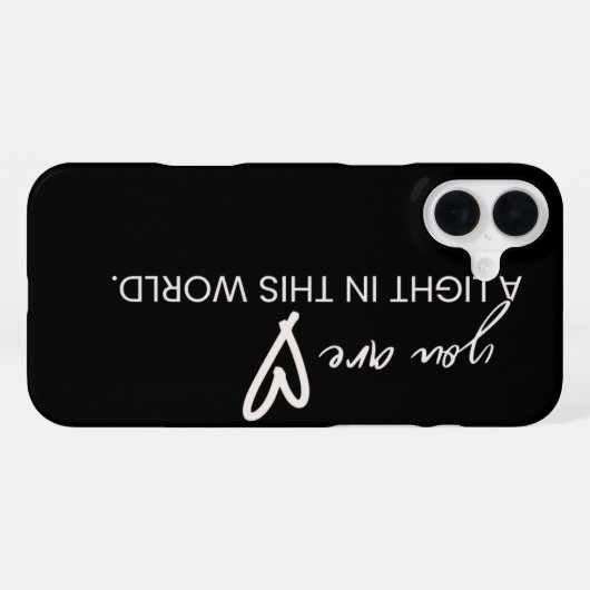 Coque iPhone 16 Plus iPhone Positive Vibes Case (Verso Horizontal)