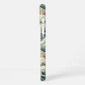 Coque iPhone 16 Plus Japanese Wave Pattern Monogrammed (Côté gauche)