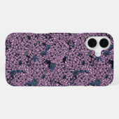 Coque iPhone 16 Plus jardin de lilas violet (Verso Horizontal)