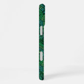 Coque iPhone 16 Plus Jardin de plantes grasses en vert (Côté droit)