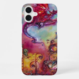 COQUE iPhone 16 PLUS JARDIN DES OMBRES PERDUES  / DRAGON ROUGE VOLANT