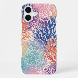 Coque iPhone 16 Plus Jardin d'Éventail de Mer Arc-en-Ciel - Boîtier IPh
