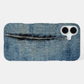 Coque iPhone 16 Plus Jean déchiré (Verso Horizontal)