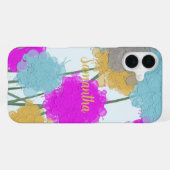 Coque iPhone 16 Plus Joli Fleur sauvage (Verso Horizontal)