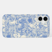 Coque iPhone 16 Plus juste des chatons bleus (Verso Horizontal)