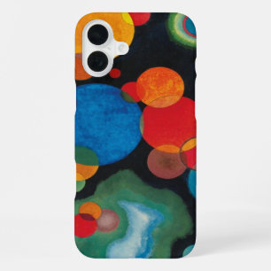 Coque iPhone 16 Plus Kandinsky Impulse Abstrait Profond Huile sur Toile