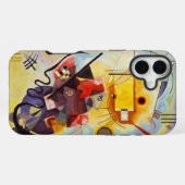 Coque iPhone 16 Plus Kandinsky jaune bleu (Verso Horizontal)