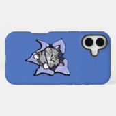 Coque iPhone 16 Plus KiniArt Kitty Blast (Verso Horizontal)