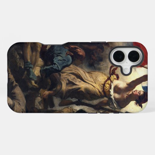 Coque iPhone 16 Plus La liberté à la tête du peuple (Verso Horizontal)