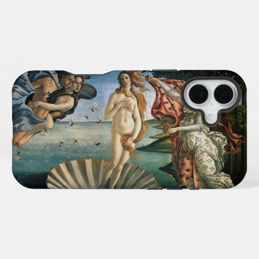 Coque iPhone 16 Plus La Naissance de Vénus de Botticelli (Verso Horizontal)