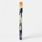 Coque iPhone 16 Plus Labrador noir dans les bleuets (Côté droit)