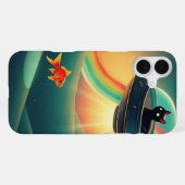 Coque iPhone 16 Plus L'Alien parfait (Verso Horizontal)