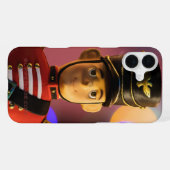 Coque iPhone 16 Plus L'ami soldat jouet classique de Noël de SlipperyJo (Verso Horizontal)