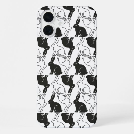Coque iPhone 16 Plus Lapins (Verso)