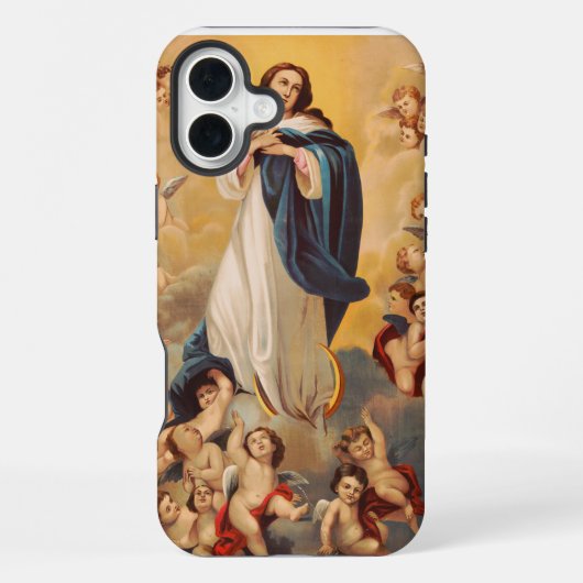 Coque iPhone 16 Plus L'Assomption de la Vierge Marie (Verso)
